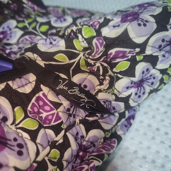 VERA BRADLEY GUC PLUM PETALS QUILTED BACKPACK BAG main image 4